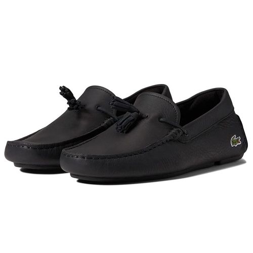 Giày Lười Lacoste Piloter Tassel 0121 Màu Đen